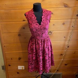 Rose flower 🌹dress with amazing detail of flowers